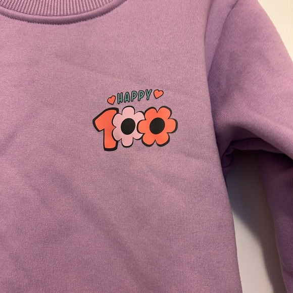 Kids Purple Sweatshirt - Picture 2 of 3